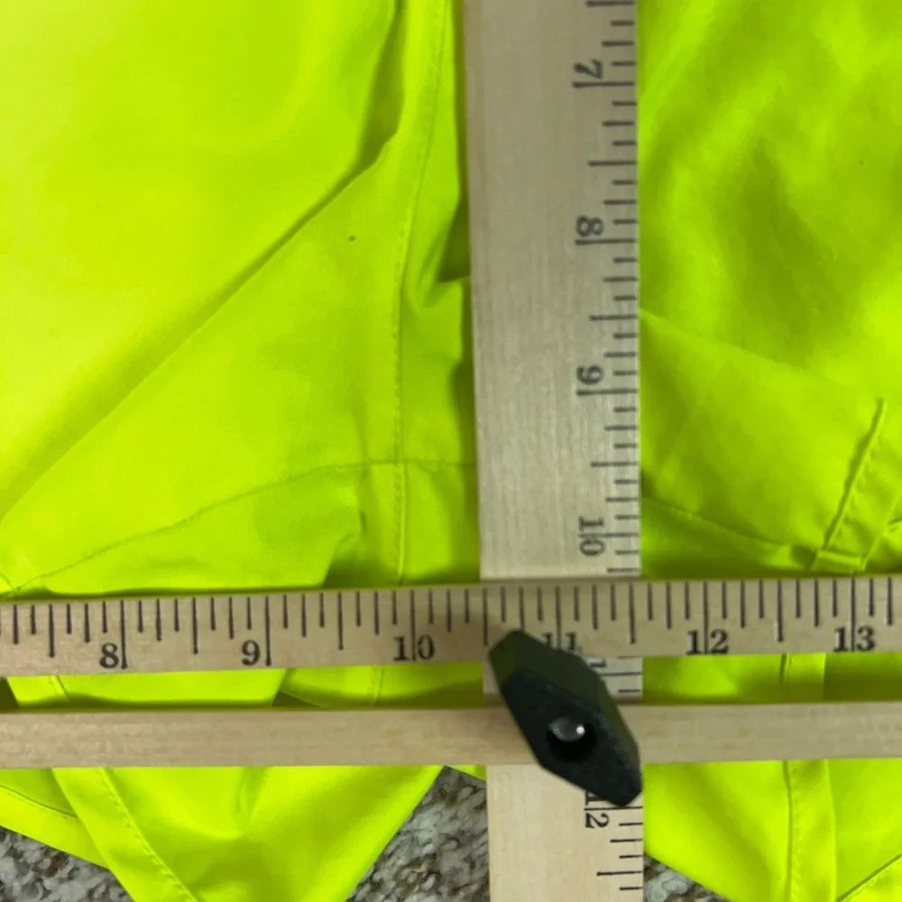 Nike Shorts Womens Medium Neon Yellow Dri-FIT Running Athletic Lined Workout